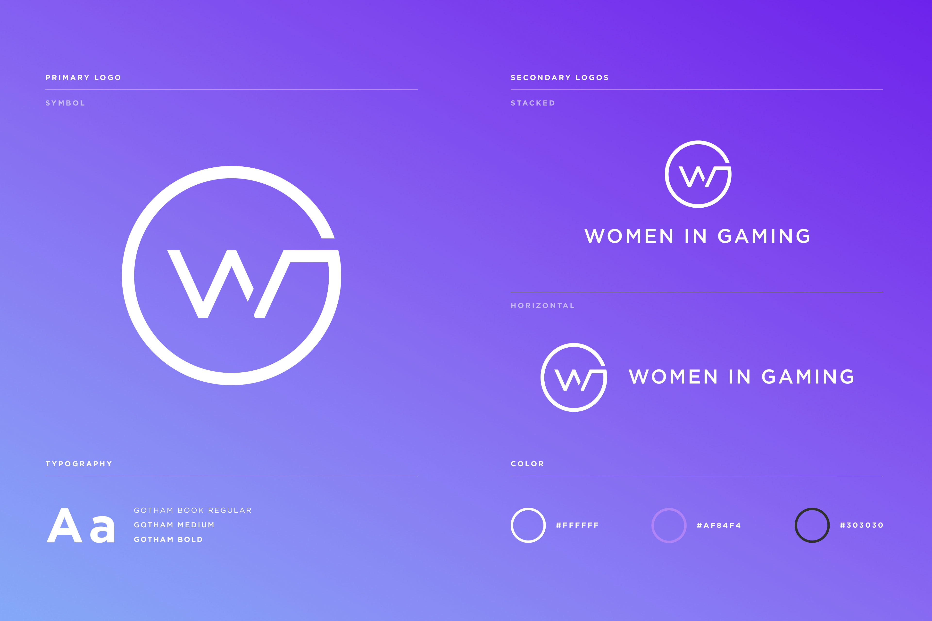 Women In Gaming Branding