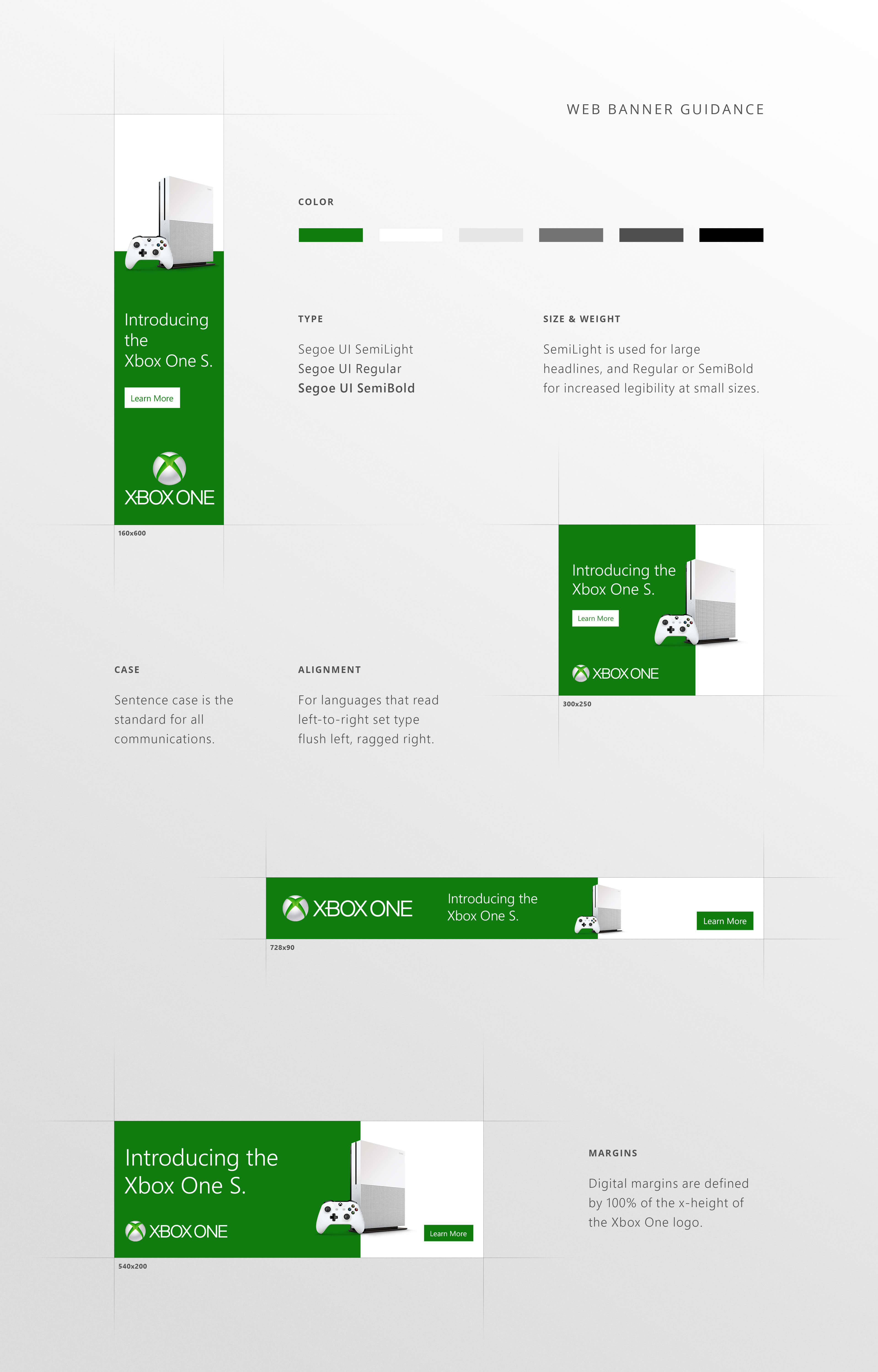 Xbox Web Banner Guidance